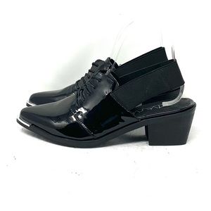 SixtySeven Patent Leather Slingbacks